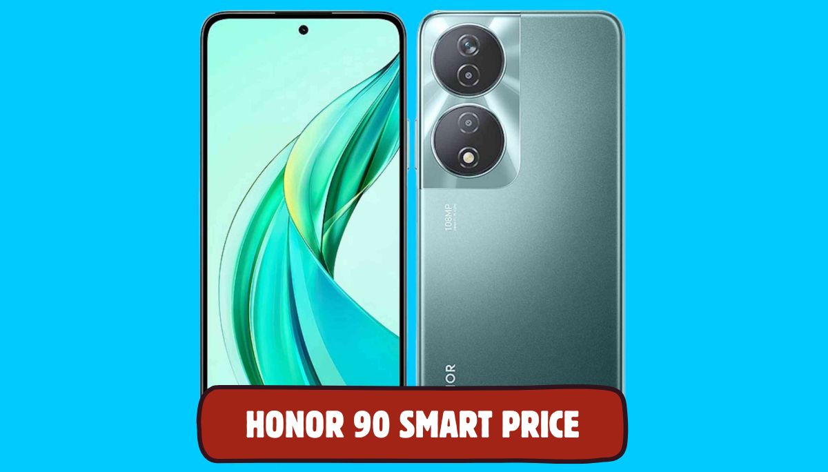 Honor 90 Smart Price in Bangladesh: In this image, we are showing the Honor 90 Smart smartphone back and font image.