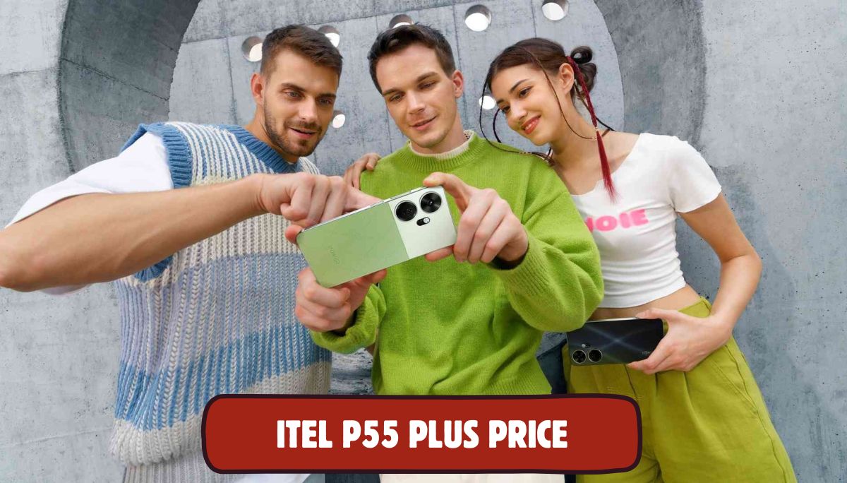 Itel P55+ Price in Bangladesh: In this image, we are showing the Itel P55+ smartphone back and font image.