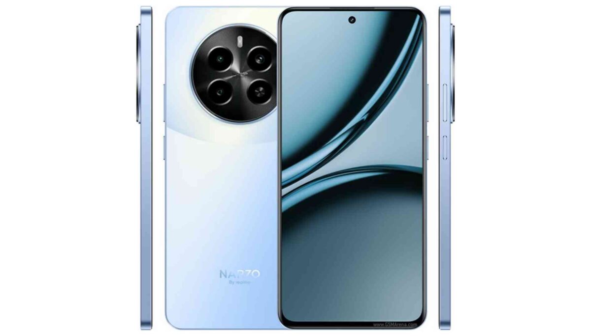 Realme Narzo 70 Price in Bangladesh: In this image, we are showing the Realme Narzo 70 smartphone back and font image.