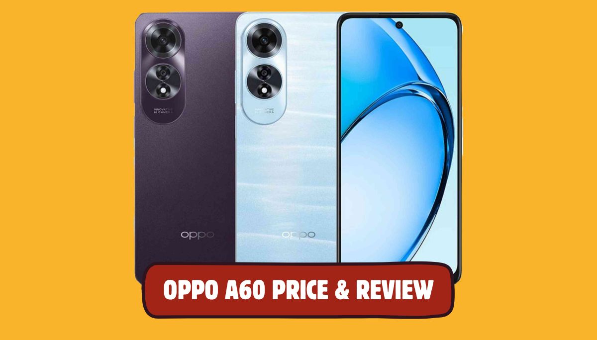 Oppo A60 Price in Bangladesh: In this image, we are showing Oppo A60 smartphone back and font image in two colors.