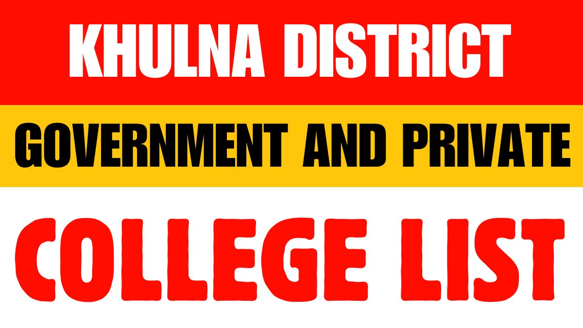 Khulna District Government and Private Colleges List