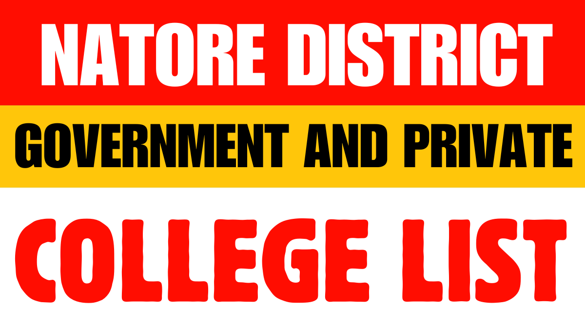 Natore District Government and Private Colleges List