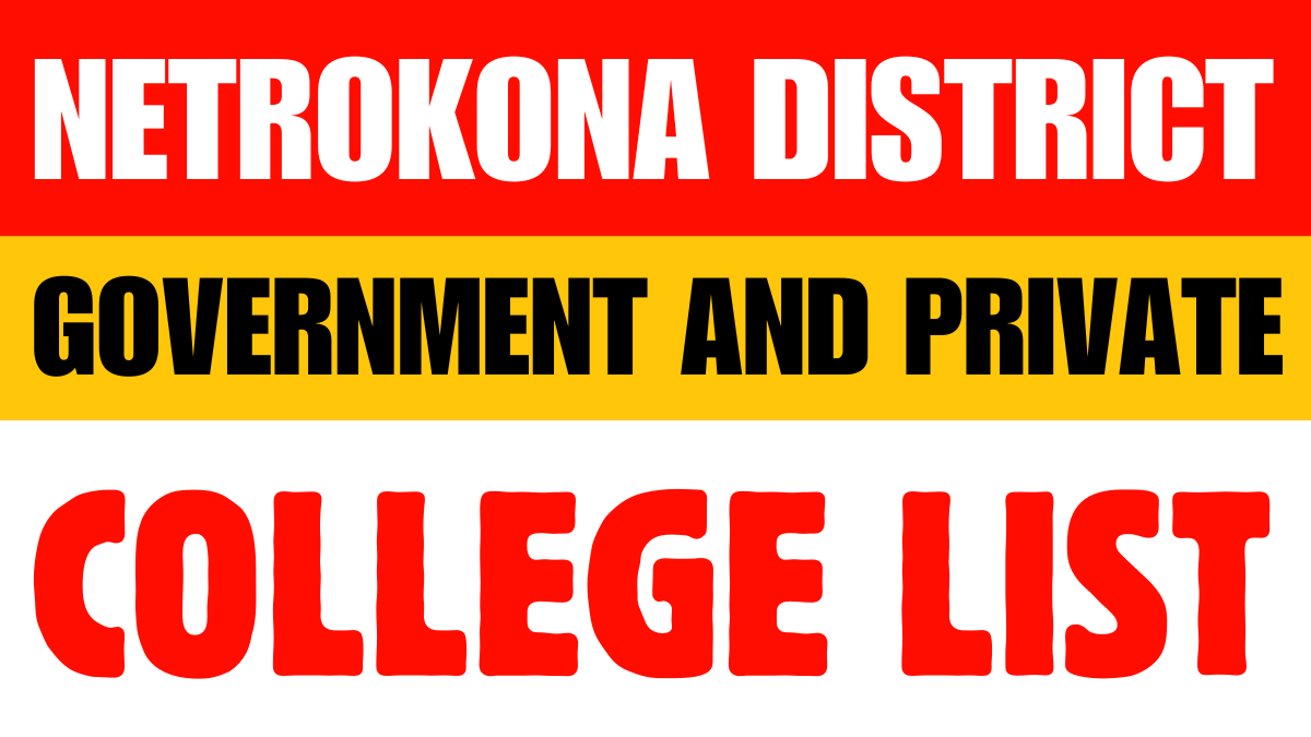 Netrokona District Government and Private Colleges List
