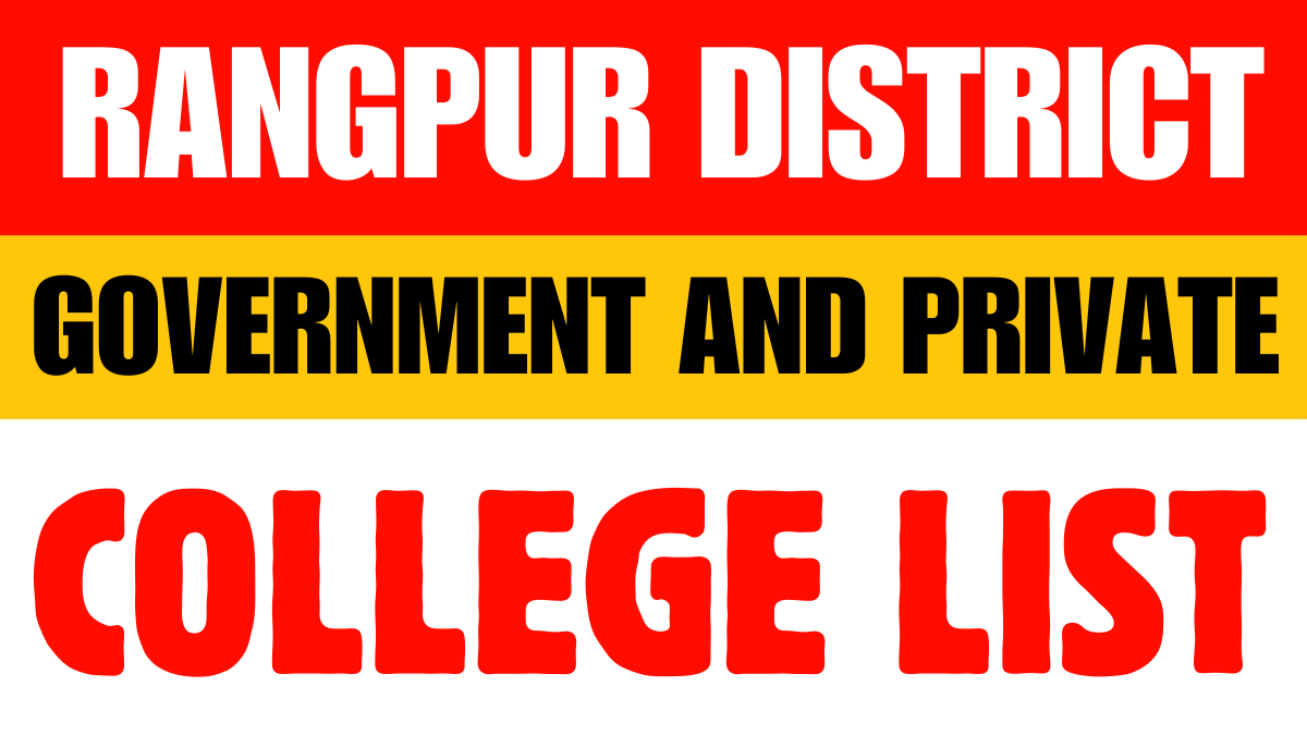 Rangpur District Government and Private Colleges List